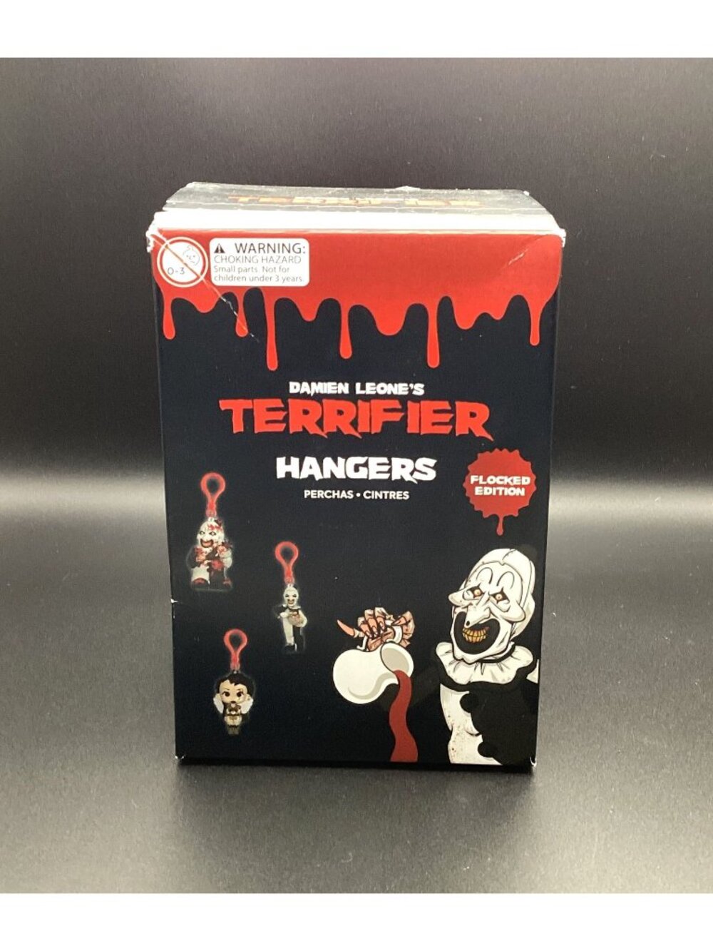 DAMIEN LEONE'S TERRIFIER Hangers Flocked Edition Sealed Art the Clown Brand New!